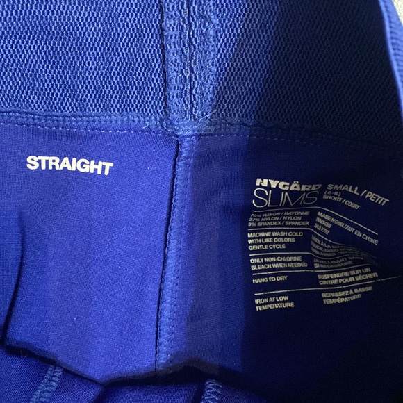 NYGard  blue high wasted Slim/ Straight leggings size SP - Picture 9 of 15